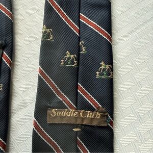 Black and Red Striped Tie